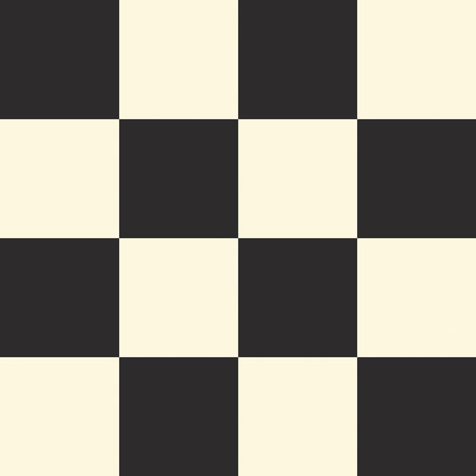 Carrelage damier blanc et noir