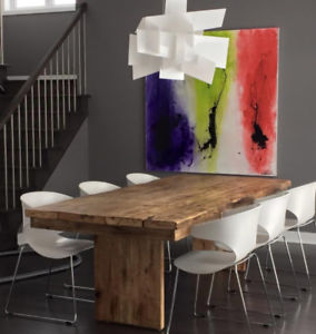 Cherche table de cuisine en bois