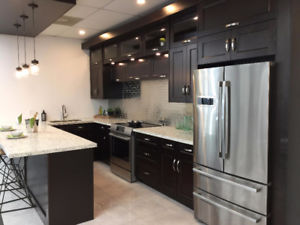 Porte d'armoire de cuisine usagée