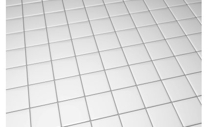 Carrelage brillant devenu terne