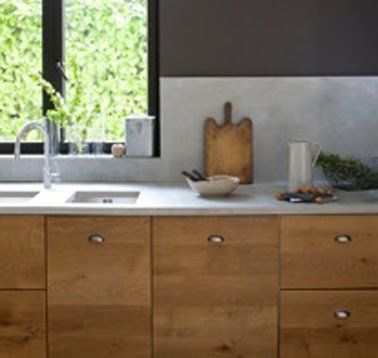 Peindre plan de travail cuisine en bois
