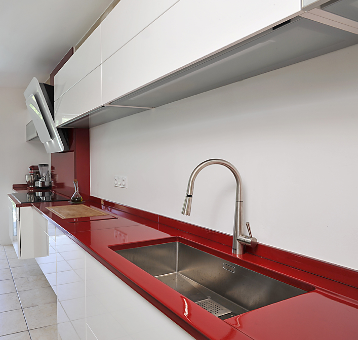 Plan de travail cuisine en lave