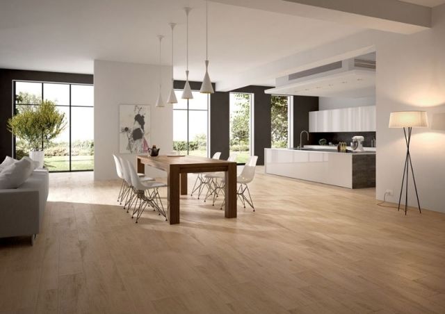 Carrelage imitation bois pour cuisine