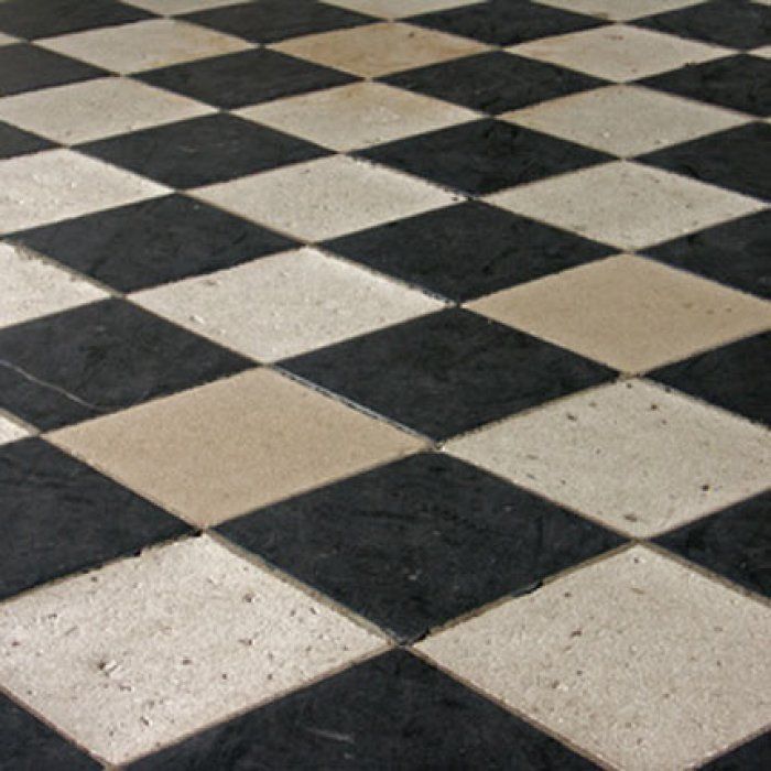Carrelage gris terne