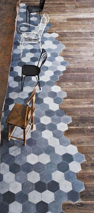 Carrelage ciment parquet