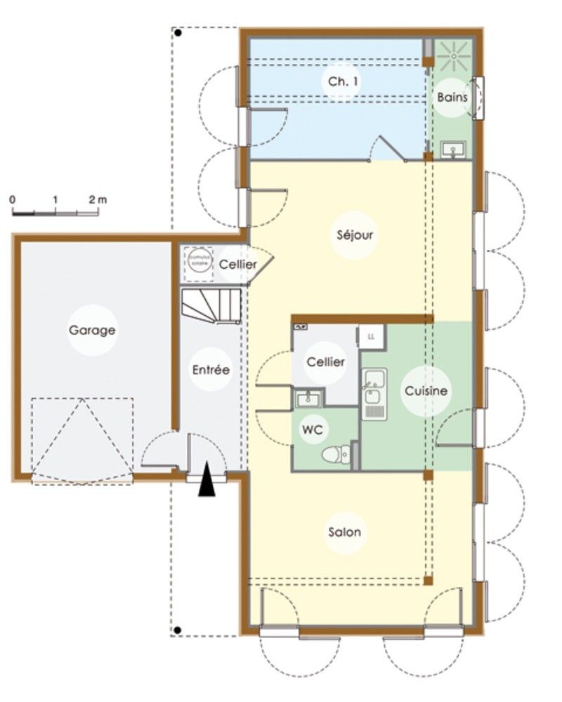 Plan d'une cuisine centrale