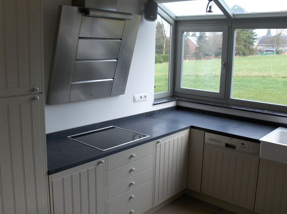 Plan de cuisine en pierre bleue