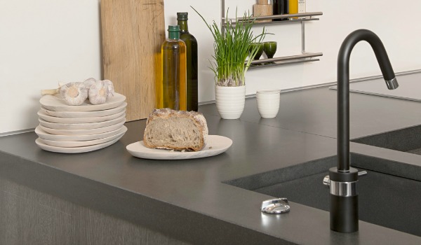 Plan de travail cuisine en basalte