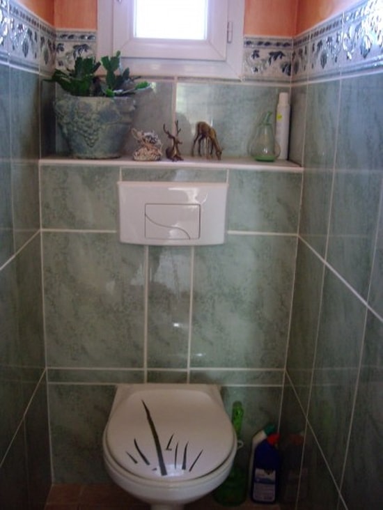 Bati wc carrelé