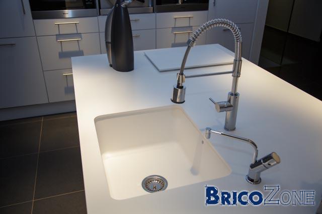 Plan de travail cuisine en mortex