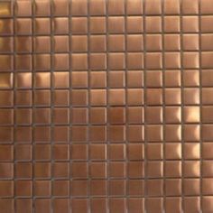 Carrelage mosaique cuivre