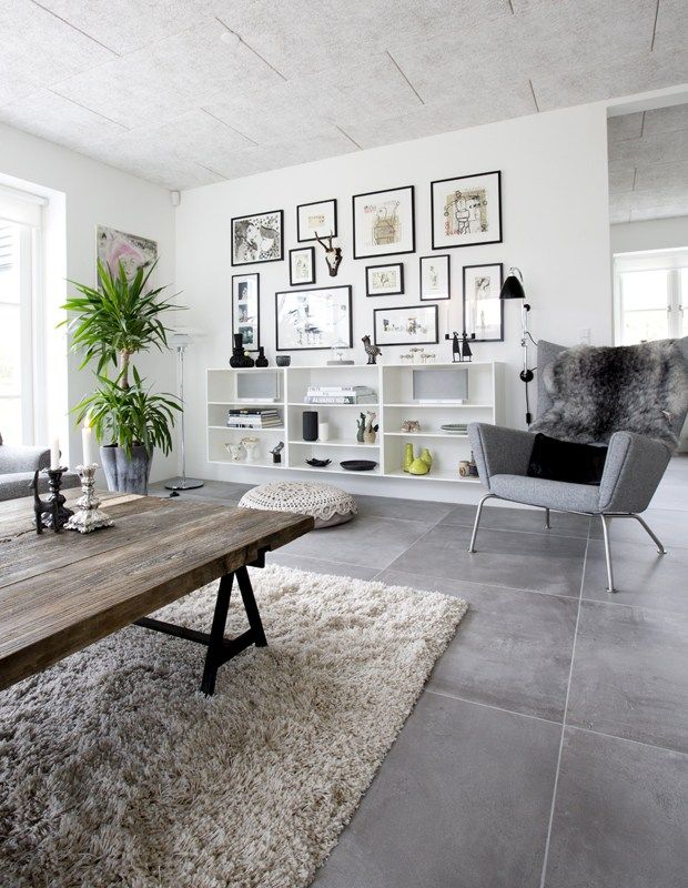 Carrelage gris maison