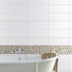 Carrelage blanc 20 x 20