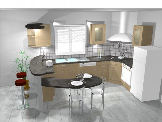 Plan cuisine coin repas