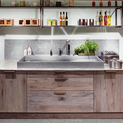 Plan travail cuisine etain