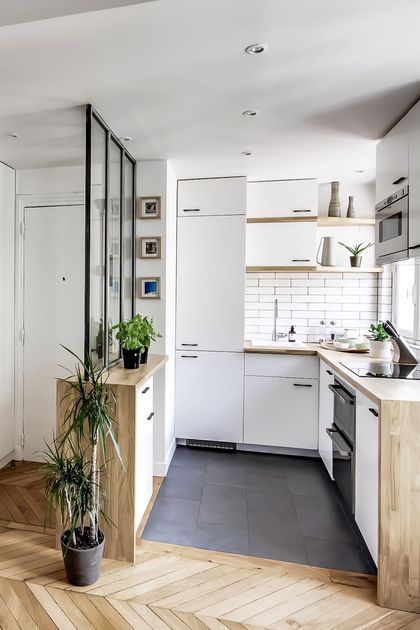Petite cuisine design ouverte