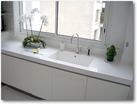 Plan de cuisine matiere