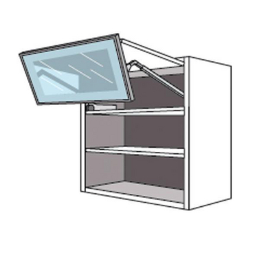 Meuble haut cuisine transparent