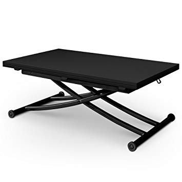 Table basse relevable noir pas cher