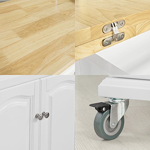 Plan de travail cuisine extensible