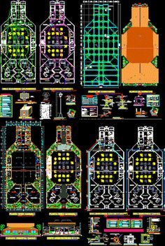 Plan cuisine hotel dwg