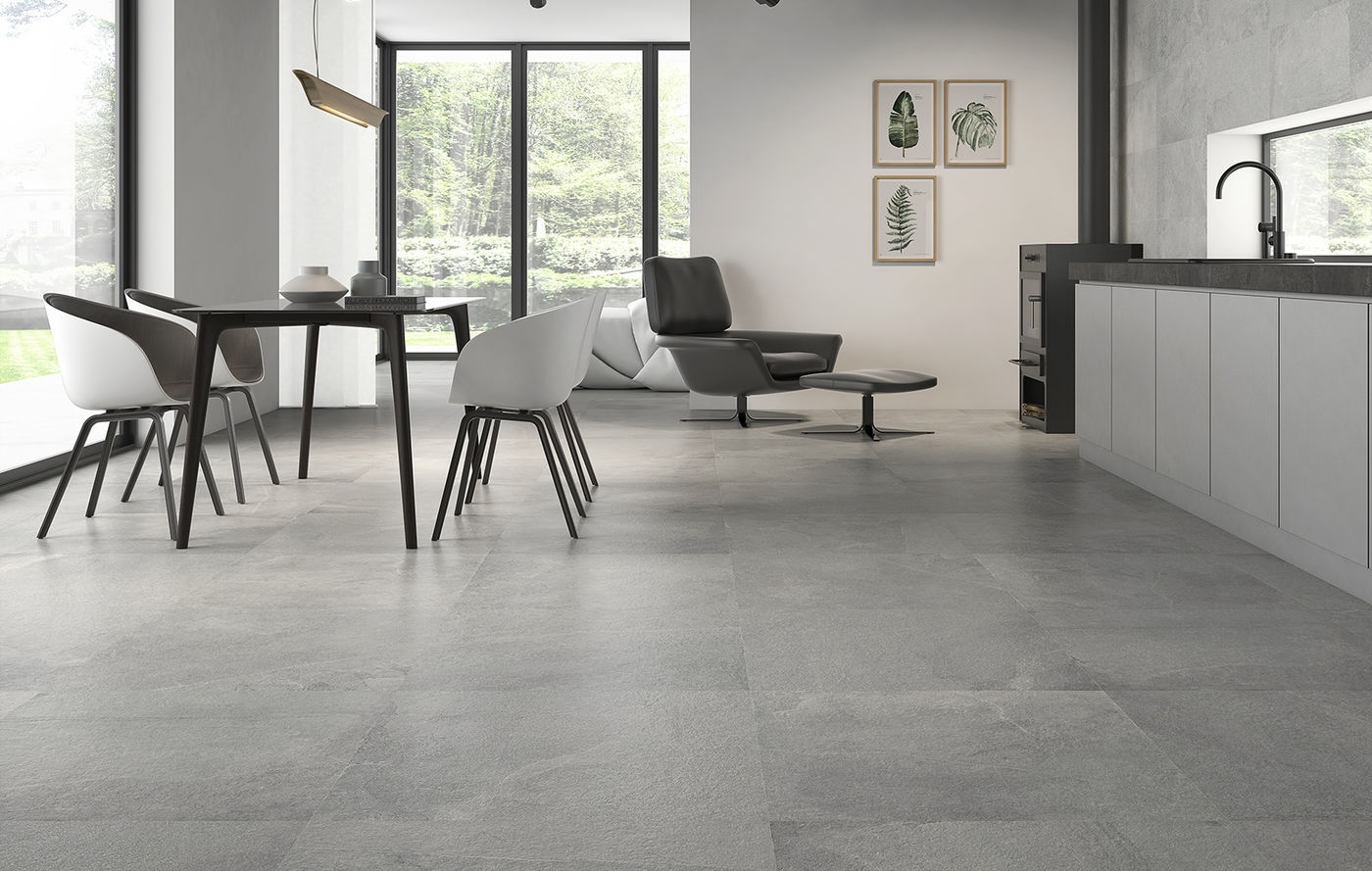 Carrelage keraben gris