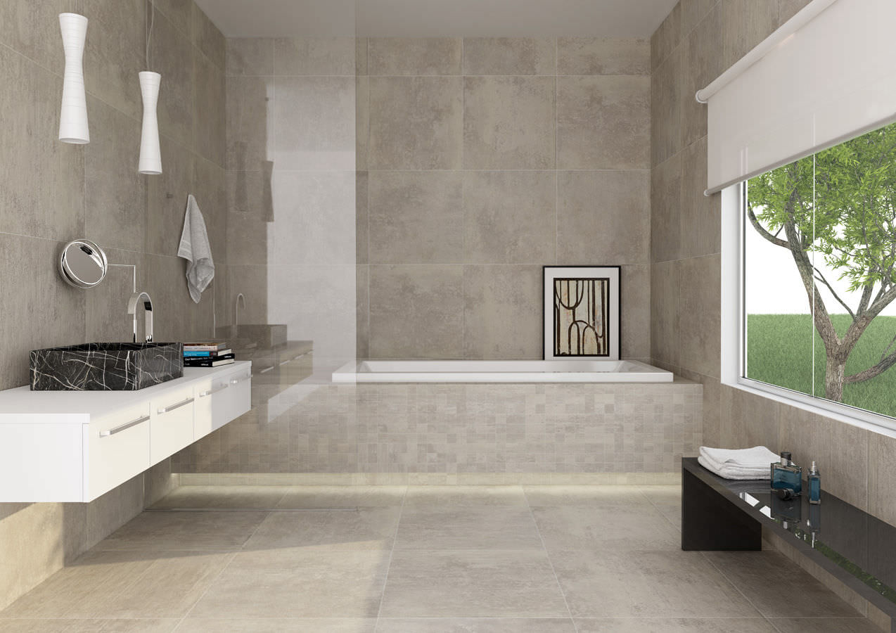 Carrelage brillant ou mat pour salle de bain