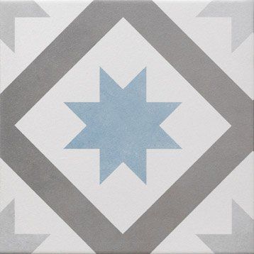 Carrelage sol interieur bleu