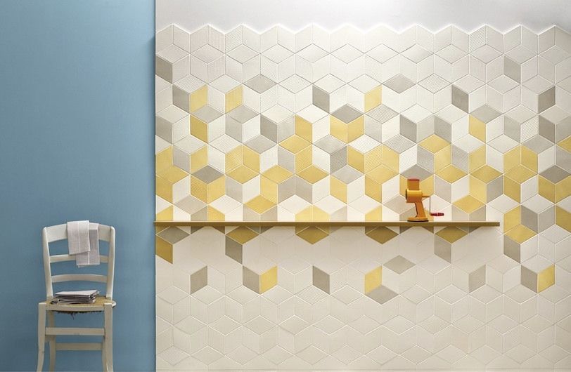 Carrelage mosaique losange
