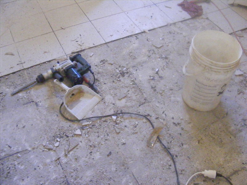 Sol cuisine parquet et carrelage