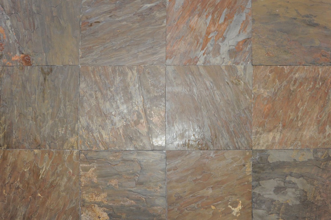 Carrelage ardoise oxydee