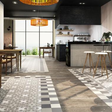 Carrelage imitation carreaux de ciment raboni