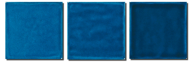 Carrelage faience bleu