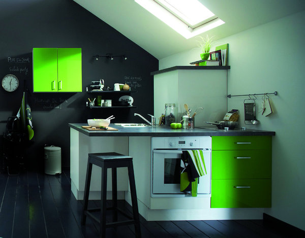 Photo de cuisine blanc et bois