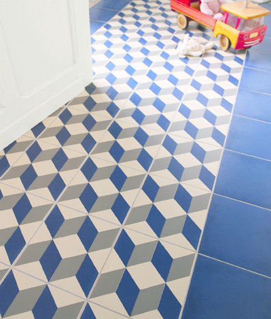 Carrelage cuisine geometrique