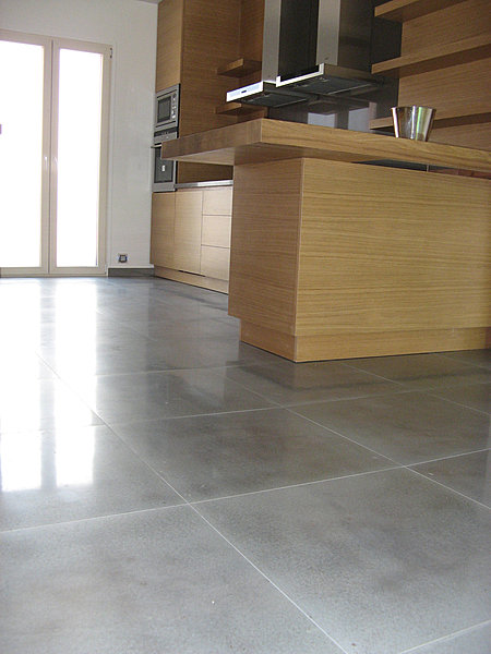Carrelage sol cuisine gres cerame