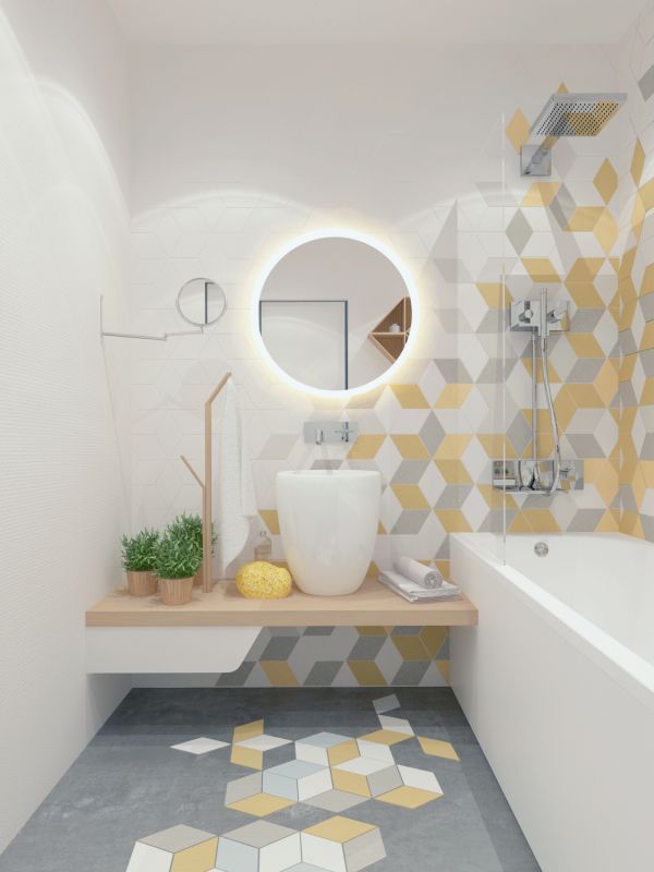 Carrelage wc jusqu'au plafond