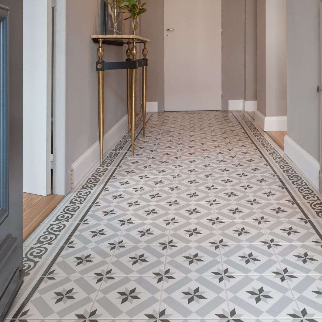 Carrelage mosaique entrée