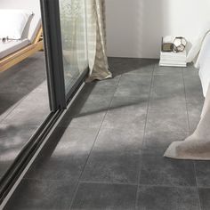 Carrelage slim anthracite