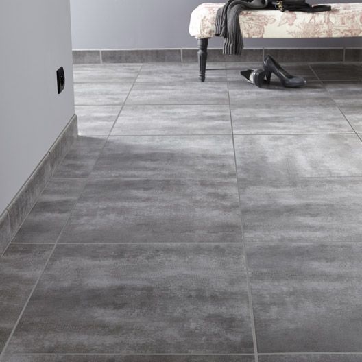 Carrelage interieur gris anthracite