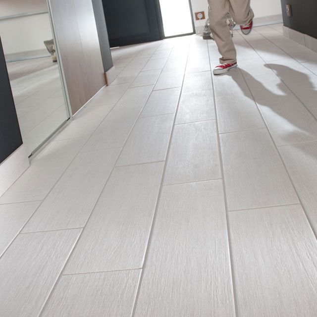 Carrelage blanc 15 x 15