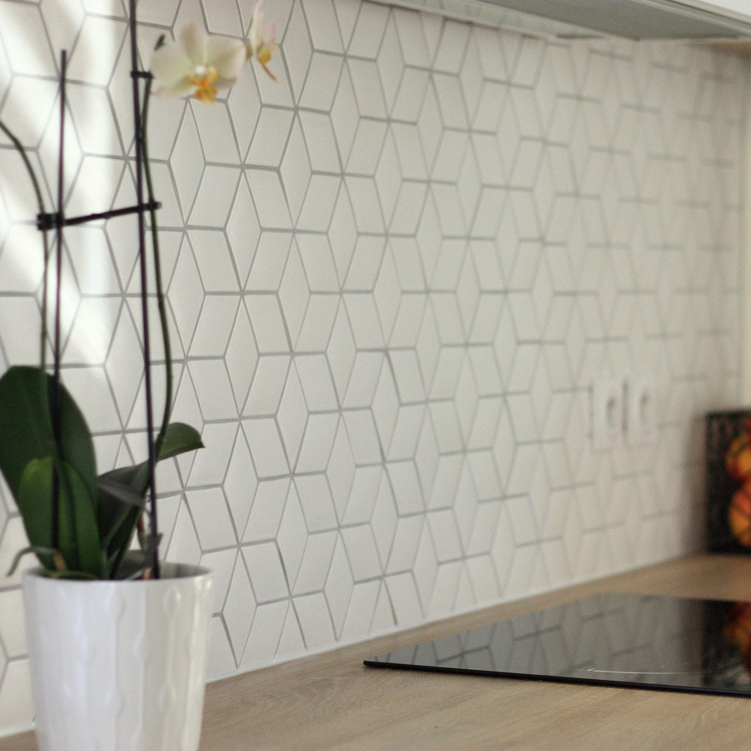 Carrelage losange