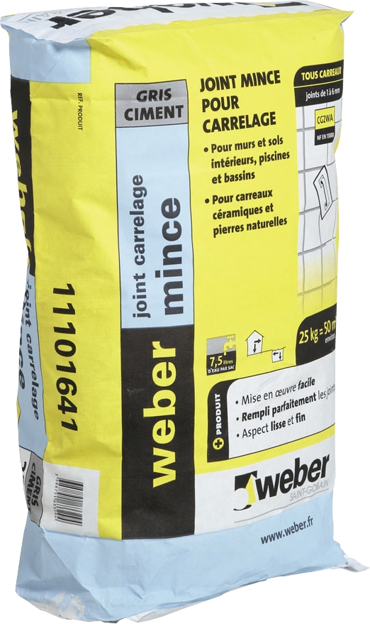 Joint carrelage gris 5 kg
