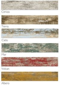 Carrelage imitation parquet rouge