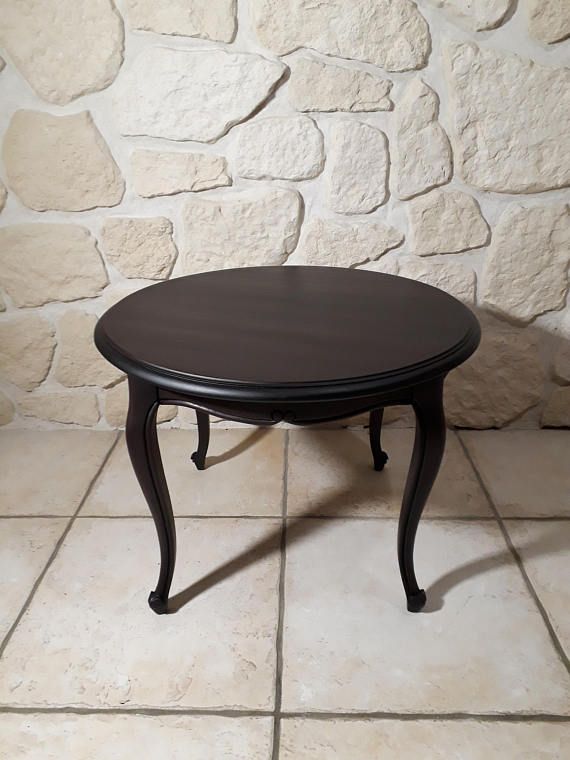 Table basse ronde amovible
