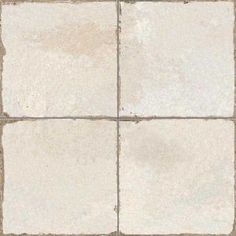 Carrelage blanc ancien