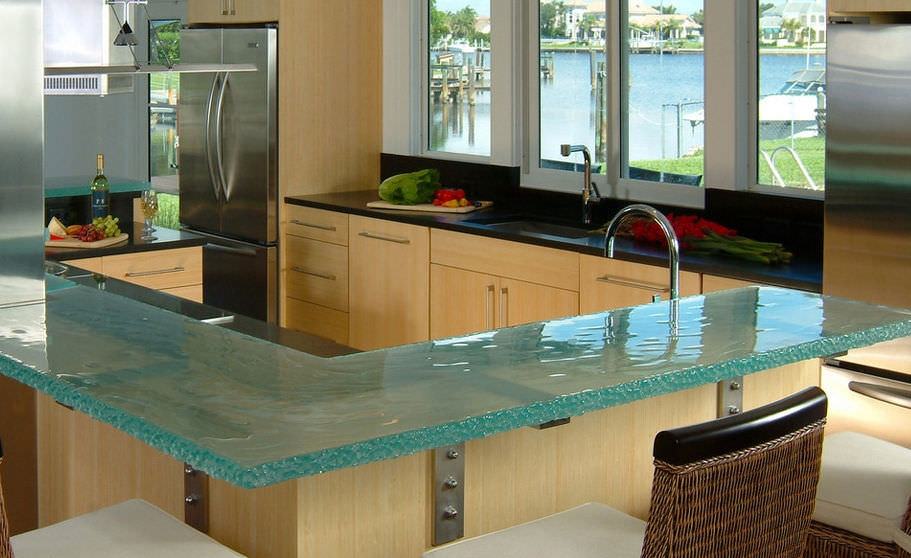 Plan cuisine verre