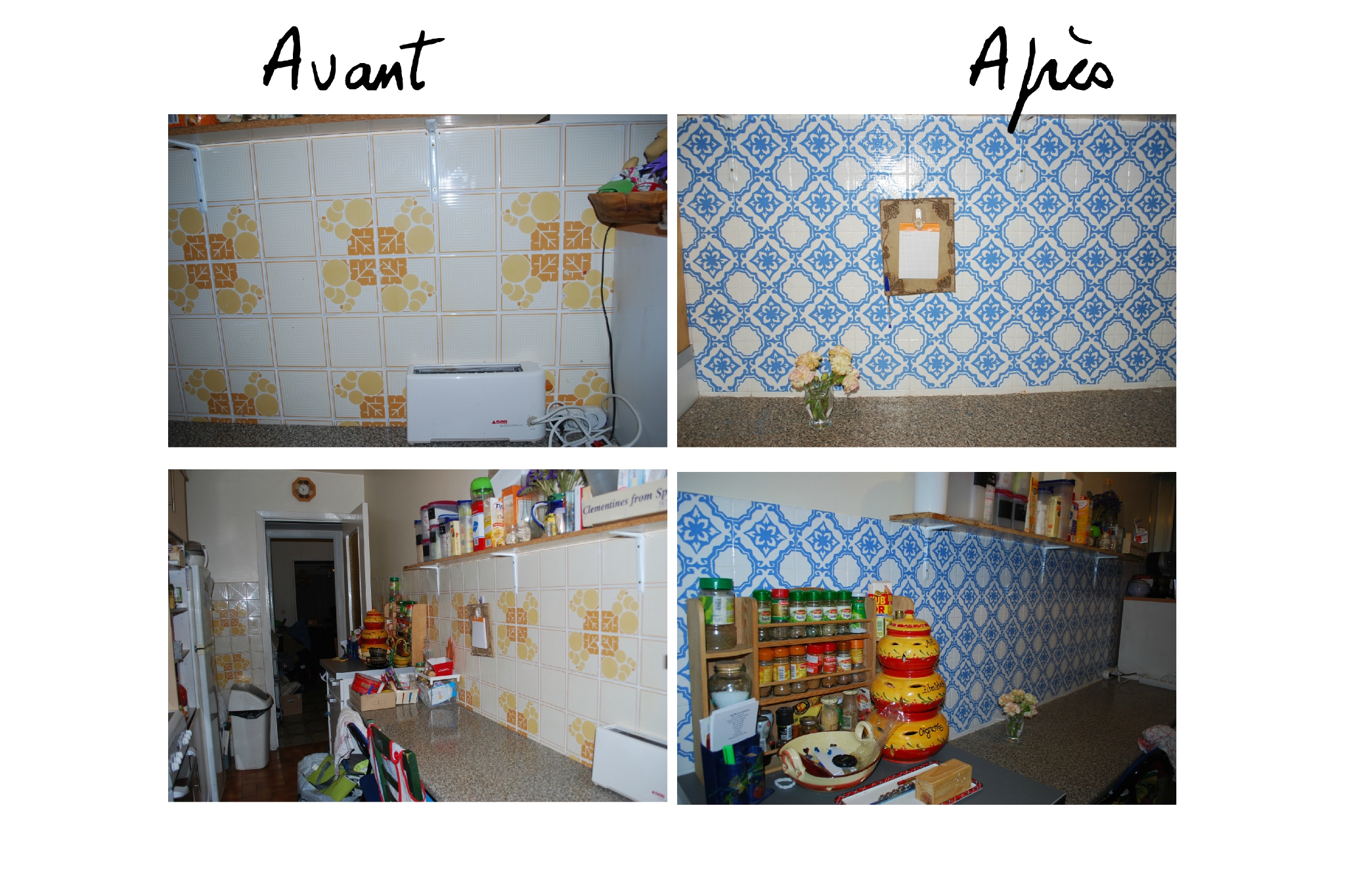 Carrelage mural cuisine azulejos