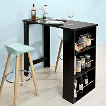 Table haute bar avec rangement