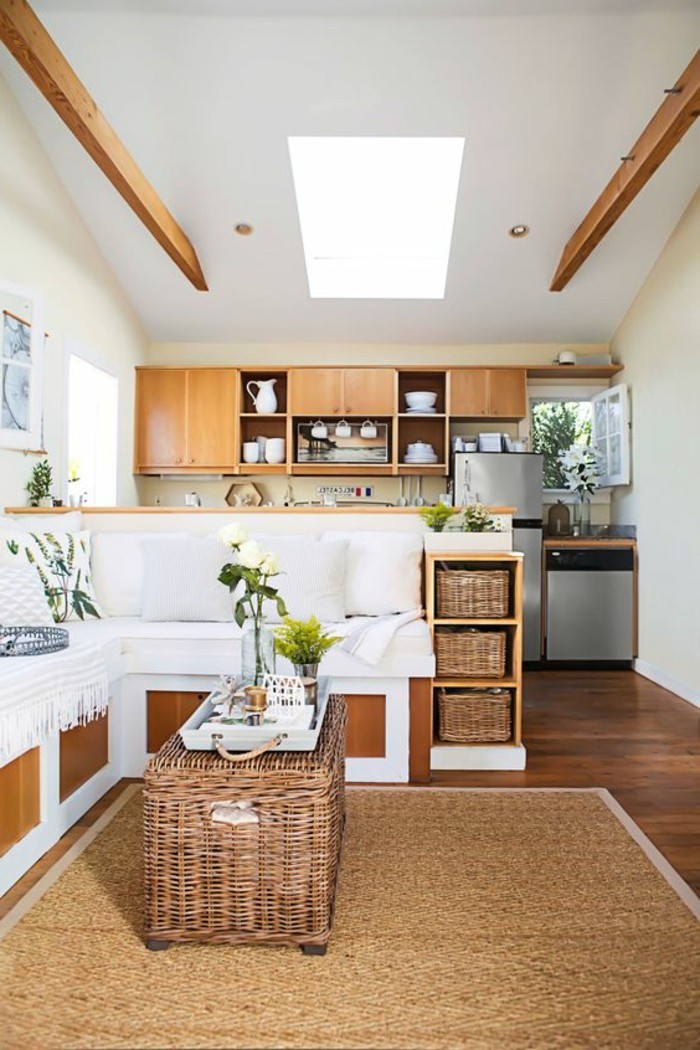 Idee deco petit salon cuisine